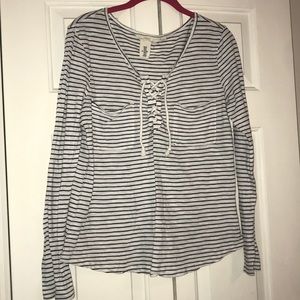H&M long sleeve striped shirt!